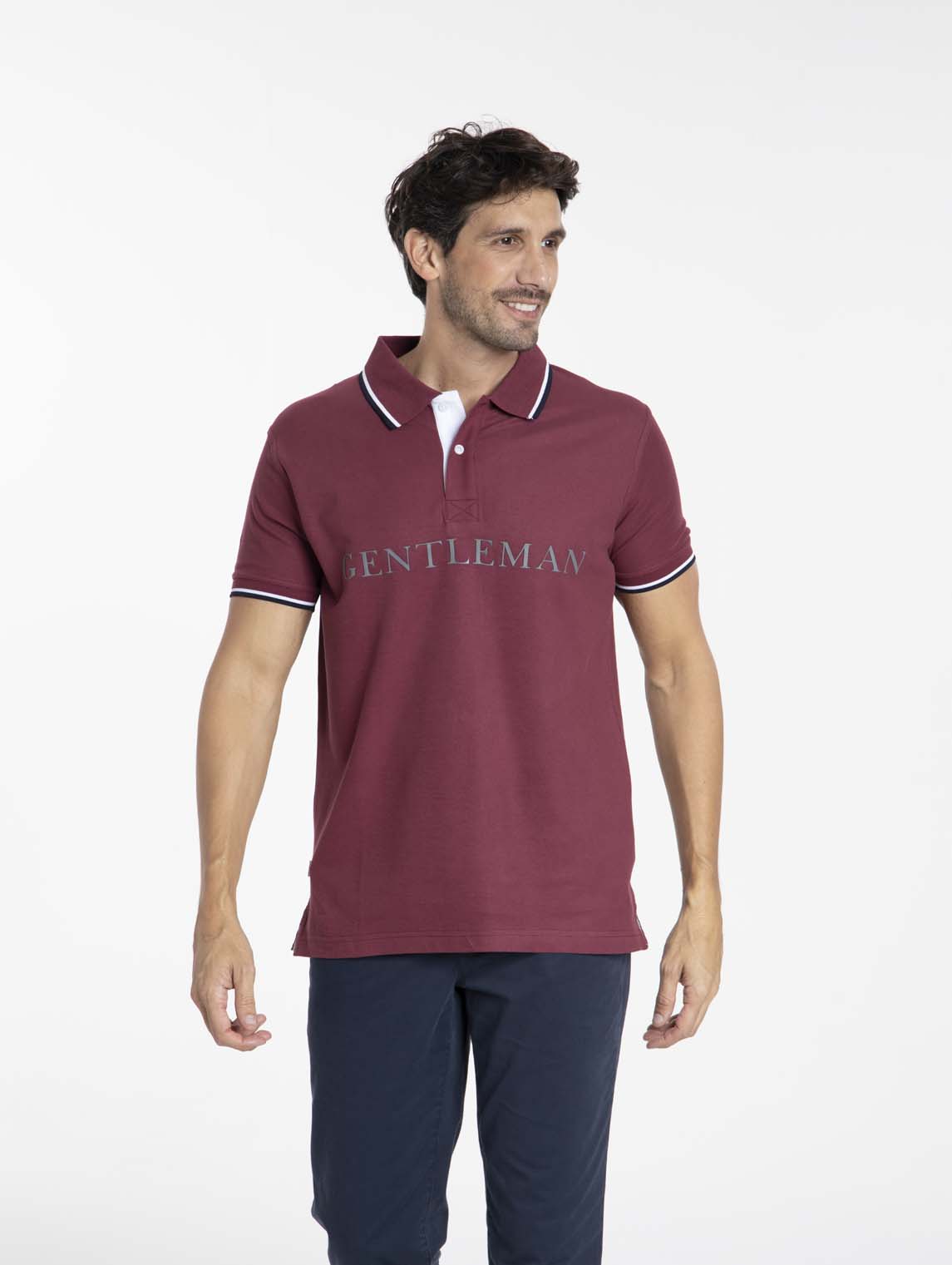 Polo OSLO Bordeaux