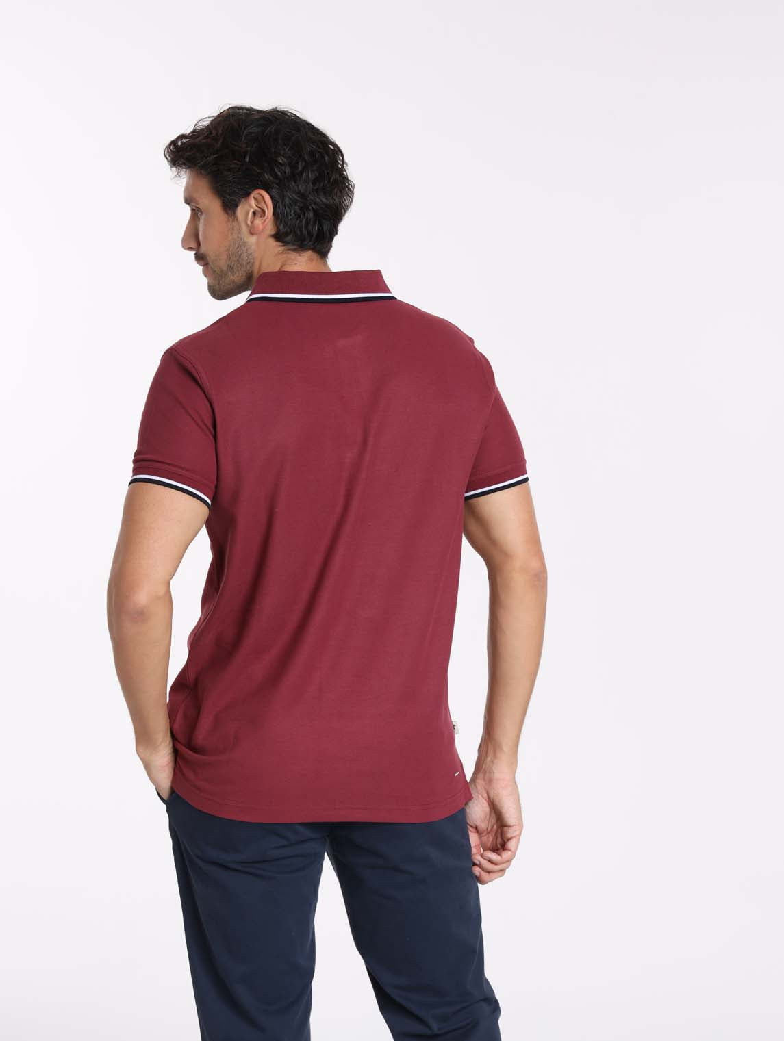 Polo OSLO Bordeaux