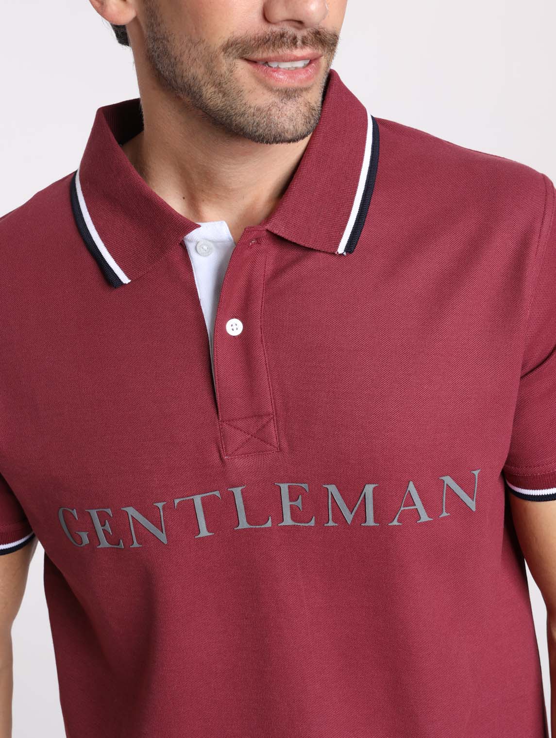 Polo OSLO Bordeaux