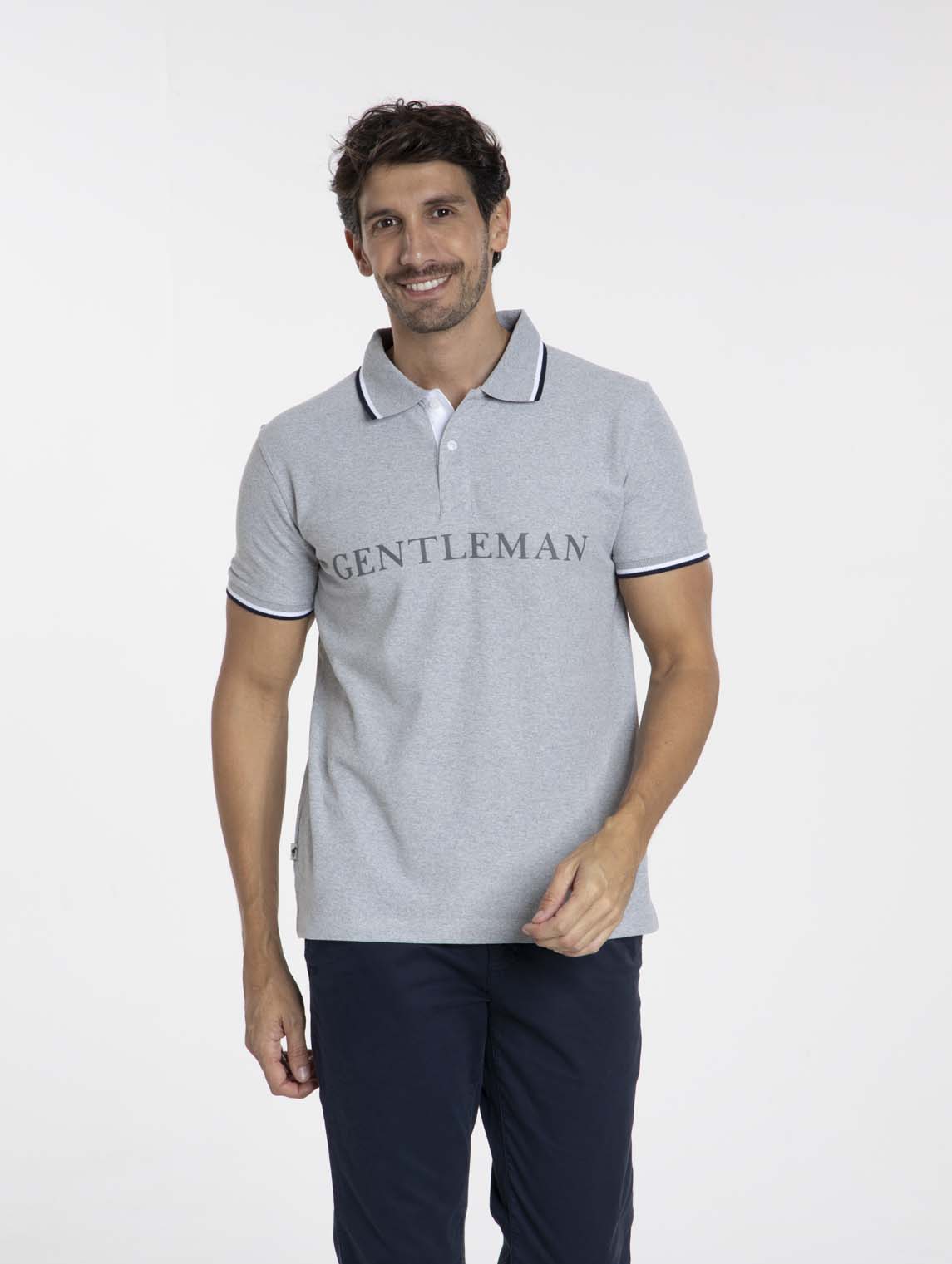 Polo OSLO Gris Chine