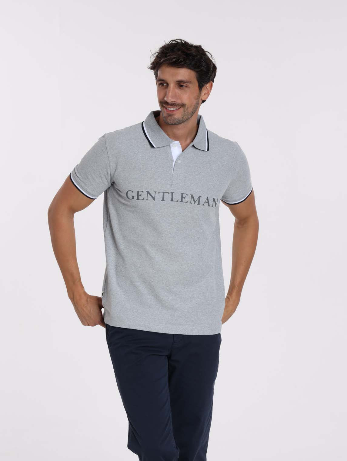 Polo OSLO Gris Chine