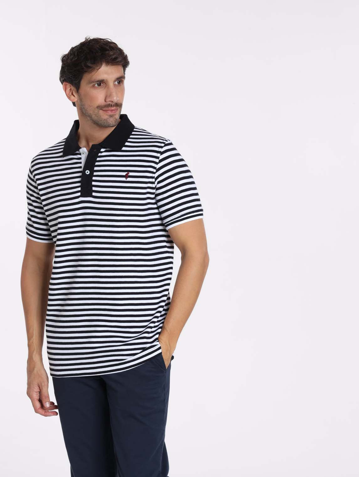 Polo OSAKA Blanc/Marine