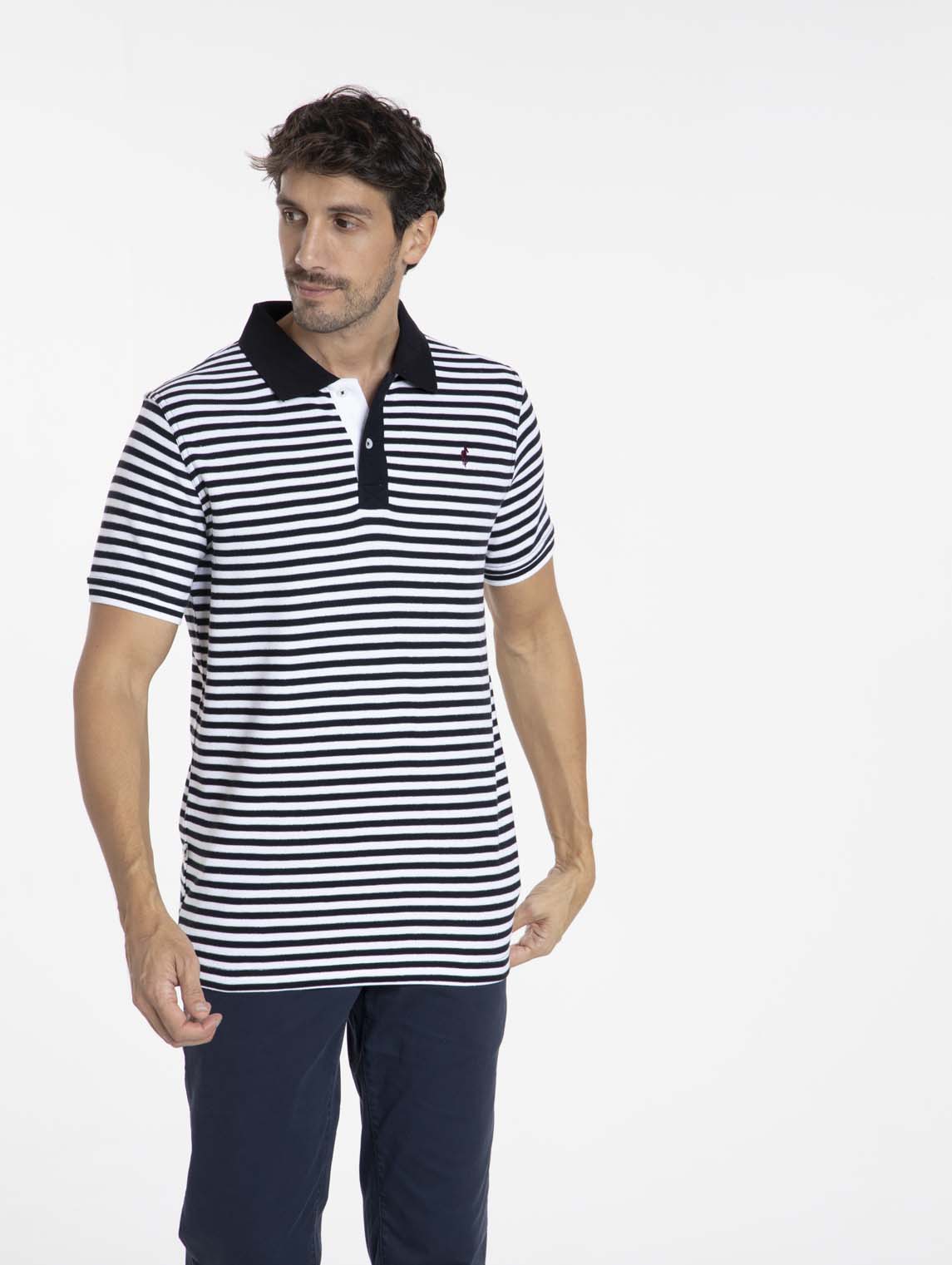 Polo OSAKA Blanc/Marine