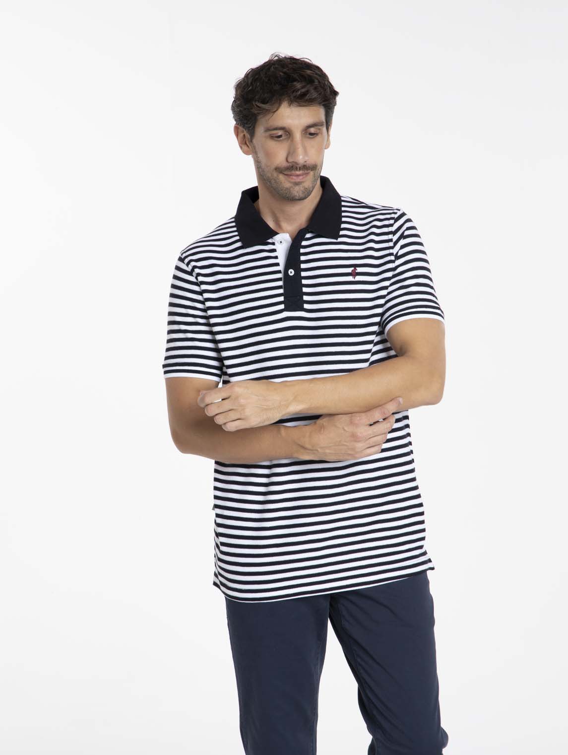 Polo OSAKA Blanc/Marine