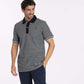 Polo OSAKA Marine/Gris Chine