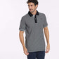 Polo OSAKA Marine/Gris Chine