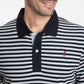 Polo OSAKA Marine/Gris Chine