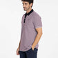 Polo OSAKA Bordeaux/Blanc