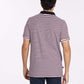 Polo OSAKA Bordeaux/Blanc