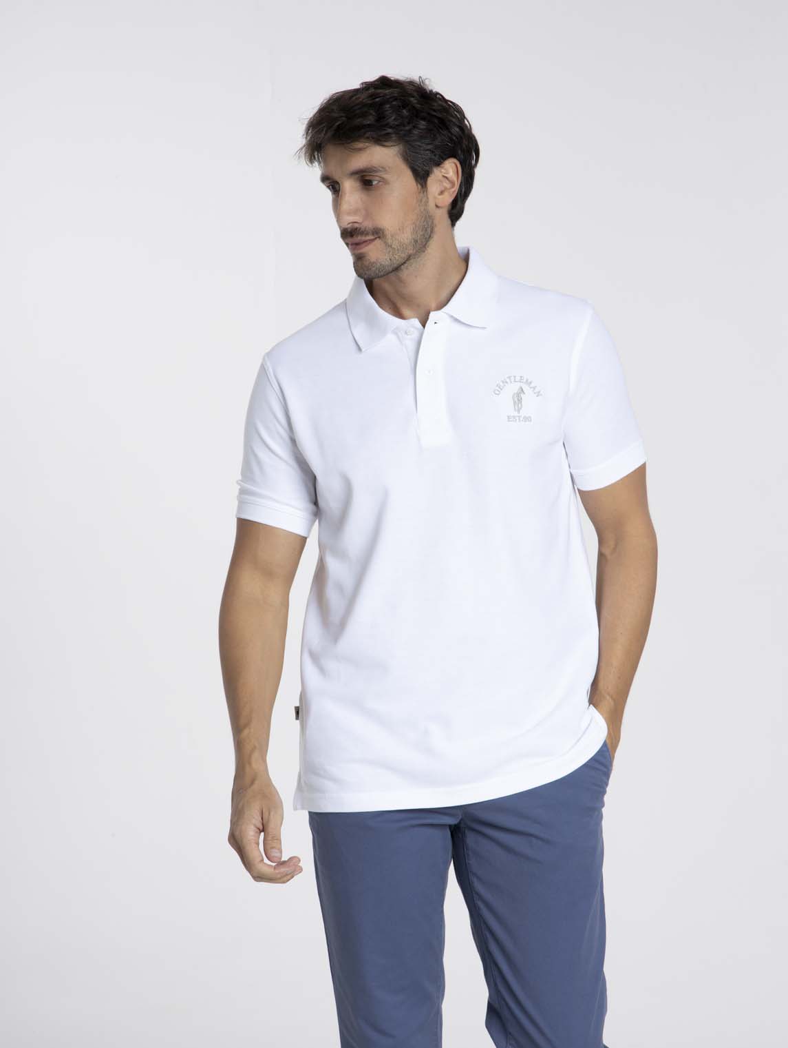 Polo OPIO Blanc