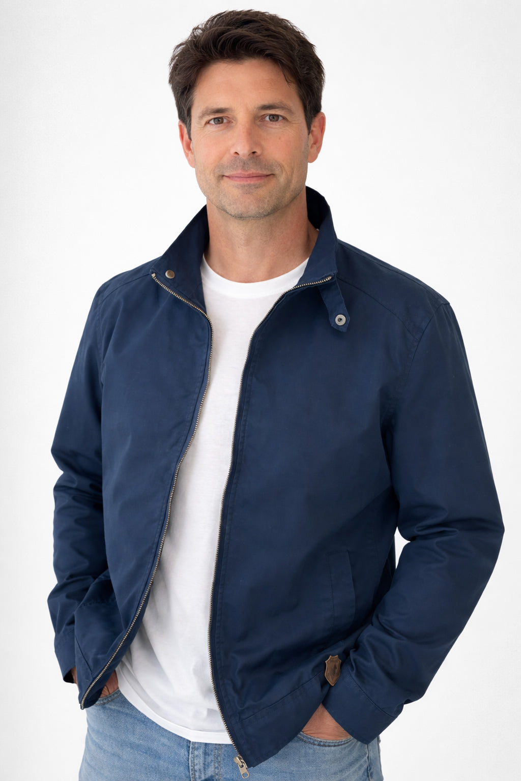 Blouson zippé BOWL marine