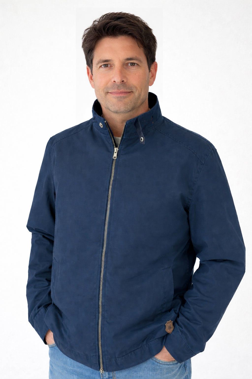 Blouson zippé BOWL marine