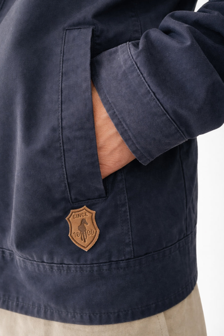 Blouson zippé BOWL marine