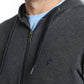 Gilet zippé à capuche Michel en coton Milano anthracite – Gentleman Farmer, vue 7