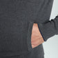 Gilet zippé à capuche Michel en coton Milano anthracite – Gentleman Farmer, vue 8