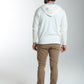 Gilet zippé à capuche Michel en coton Milano blanc – Gentleman Farmer, vue 2