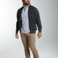 Gilet zippé col camionneur Morgan en coton Milano anthracite – Gentleman Farmer, vue 1