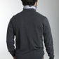 Gilet zippé col camionneur Morgan en coton Milano anthracite – Gentleman Farmer, vue 4