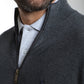 Gilet zippé col camionneur Morgan en coton Milano anthracite – Gentleman Farmer, vue 7