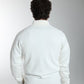 Gilet zippé col camionneur Morgan en coton Milano blanc – Gentleman Farmer, vue 4