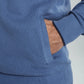Gilet zippé col camionneur Morgan en coton Milano bleu – Gentleman Farmer, vue 7
