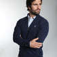 Gilet zippé col camionneur Morgan en coton Milano marine – Gentleman Farmer, vue 5