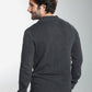 Gilet zippé Lyan en coton jacquard anthracite – Gentleman Farmer, vue 5