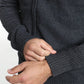 Gilet zippé Lyan en coton jacquard anthracite – Gentleman Farmer, vue 6