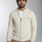 Gilet zippé Lyan en coton jacquard écru – Gentleman Farmer, vue 3