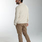 Gilet zippé Lyan en coton jacquard écru – Gentleman Farmer, vue 7