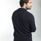 Gilet zippé Lyan en coton jacquard marine – Gentleman Farmer, vue 5