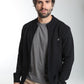 Gilet zippé Lyan en coton jacquard noir – Gentleman Farmer, vue 2
