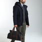 Parka à capuche amovible Prince en polyester marine – Gentleman Farmer, vue 2