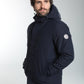 Parka à capuche amovible Prince en polyester marine – Gentleman Farmer, vue 8