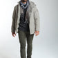 Parka à capuche amovible Prince en polyester taupe – Gentleman Farmer, vue 1