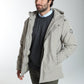 Parka à capuche amovible Prince en polyester taupe – Gentleman Farmer, vue 5