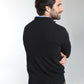 Pull col camionneur zippé Léopol en coton jacquard noir – Gentleman Farmer, vue 4