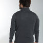 Pull col camionneur zippé Maxime en coton Milano anthracite – Gentleman Farmer, vue 4