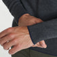 Pull col camionneur zippé Maxime en coton Milano anthracite – Gentleman Farmer, vue 9