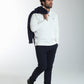Pull col camionneur zippé Maxime en coton Milano blanc – Gentleman Farmer, vue 6