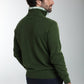 Pull col camionneur zippé Maxime en coton Milano kaki – Gentleman Farmer, vue 5
