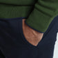 Pull col camionneur zippé Maxime en coton Milano kaki – Gentleman Farmer, vue 9