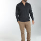 Pull col polo Marvin en coton Milano anthracite – Gentleman Farmer, vue 1