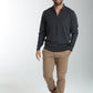 Pull col polo Marvin en coton Milano anthracite – Gentleman Farmer, vue 2