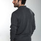 Pull col polo Marvin en coton Milano anthracite – Gentleman Farmer, vue 4