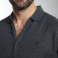 Pull col polo Marvin en coton Milano anthracite – Gentleman Farmer, vue 7