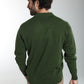 Pull col polo Marvin en coton Milano kaki – Gentleman Farmer, vue 5