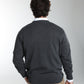Pull col rond Maxence en coton Milano anthracite – Gentleman Farmer, vue 4