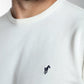 Pull col rond Maxence en coton Milano blanc – Gentleman Farmer, vue 5