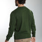 Pull col rond Maxence en coton Milano kaki – Gentleman Farmer, vue 4